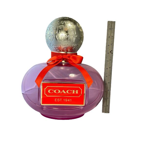 Giant Coach Poppy Factice Dummy Perfume Plastic Store Display Decor RARE 12” - Picture 1 of 5